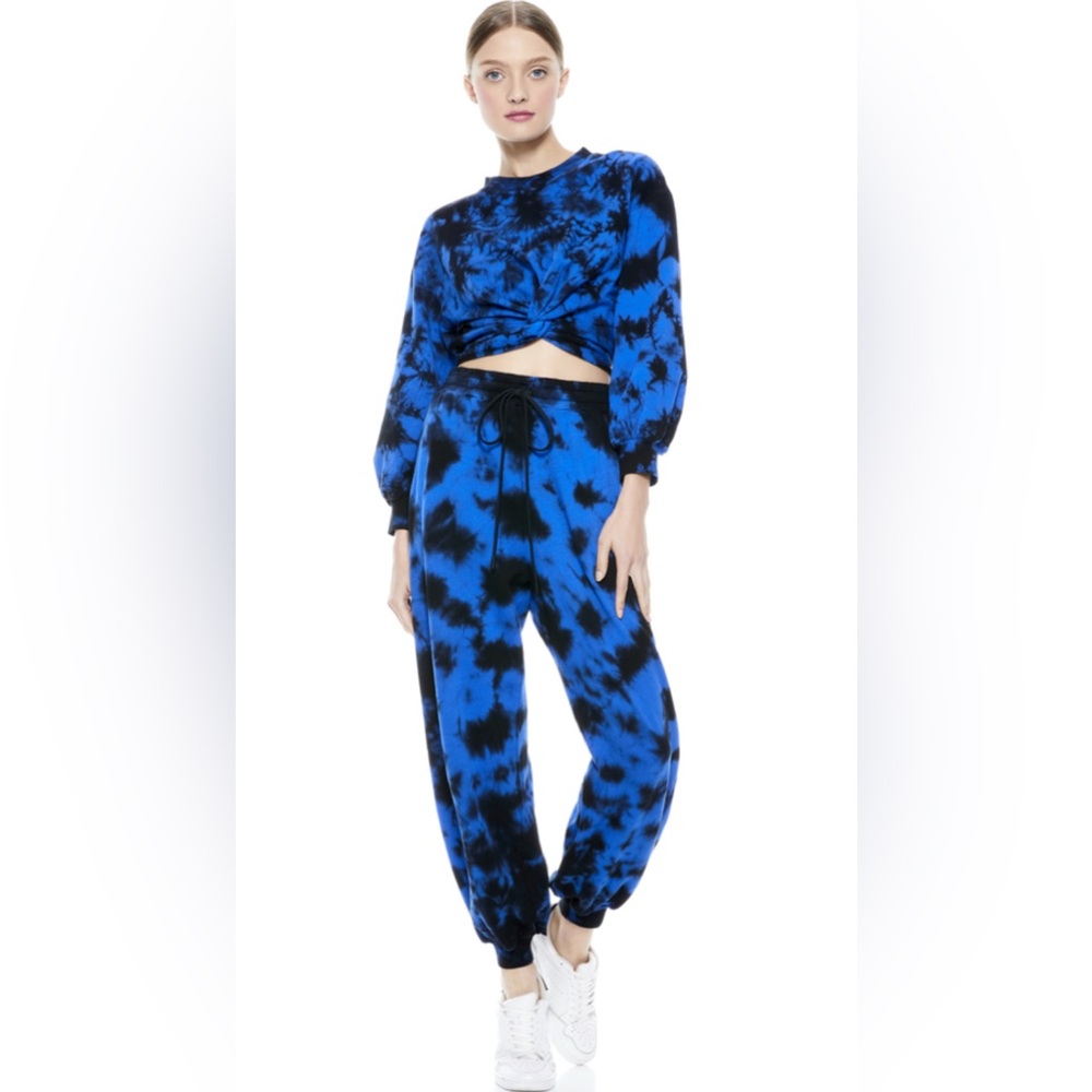 Alice + Olivia Marcelle Tie-Dye Top